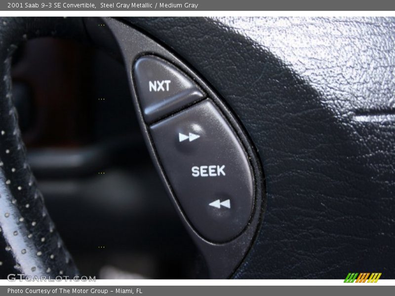 Steel Gray Metallic / Medium Gray 2001 Saab 9-3 SE Convertible