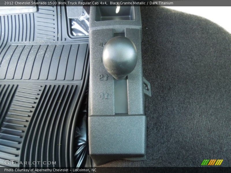 Black Granite Metallic / Dark Titanium 2012 Chevrolet Silverado 1500 Work Truck Regular Cab 4x4