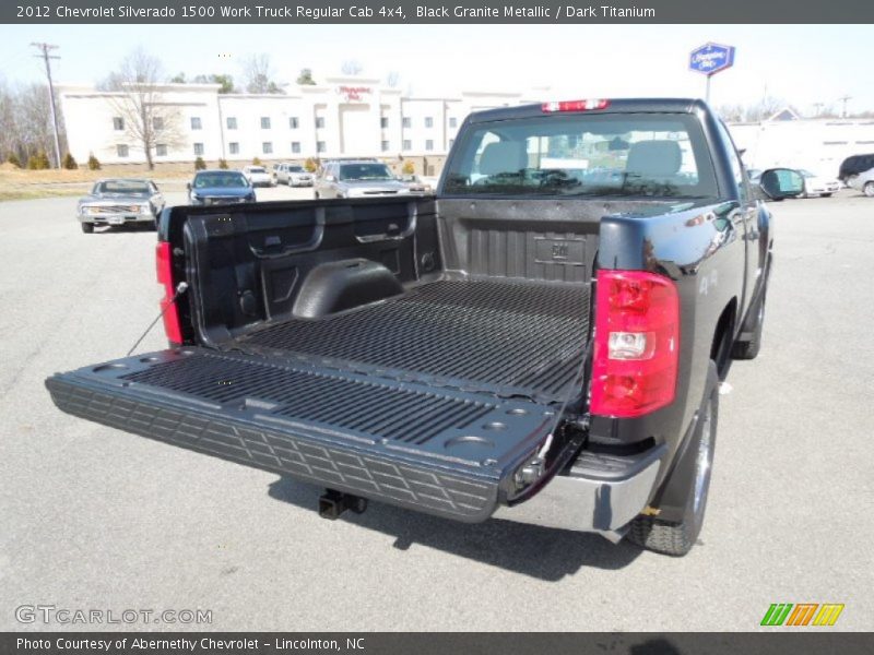 Black Granite Metallic / Dark Titanium 2012 Chevrolet Silverado 1500 Work Truck Regular Cab 4x4