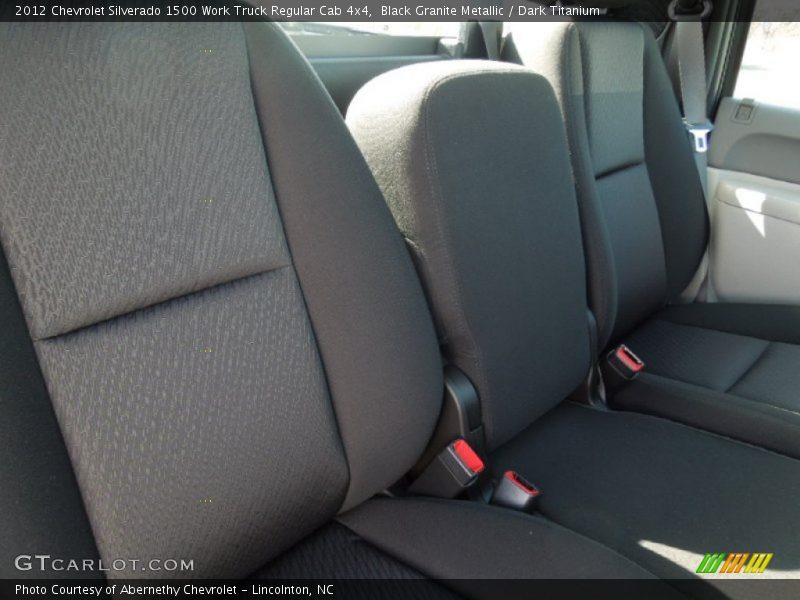 Black Granite Metallic / Dark Titanium 2012 Chevrolet Silverado 1500 Work Truck Regular Cab 4x4
