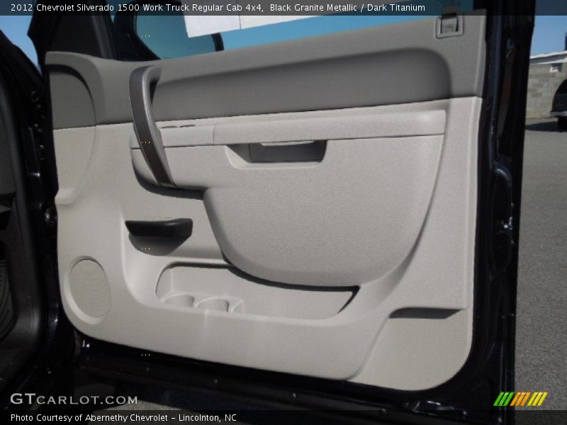 Black Granite Metallic / Dark Titanium 2012 Chevrolet Silverado 1500 Work Truck Regular Cab 4x4
