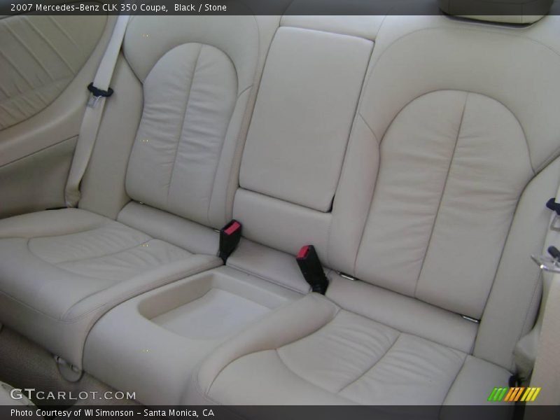 Black / Stone 2007 Mercedes-Benz CLK 350 Coupe