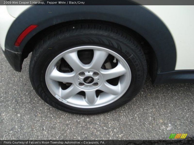 Pepper White / Black/Grey 2009 Mini Cooper S Hardtop