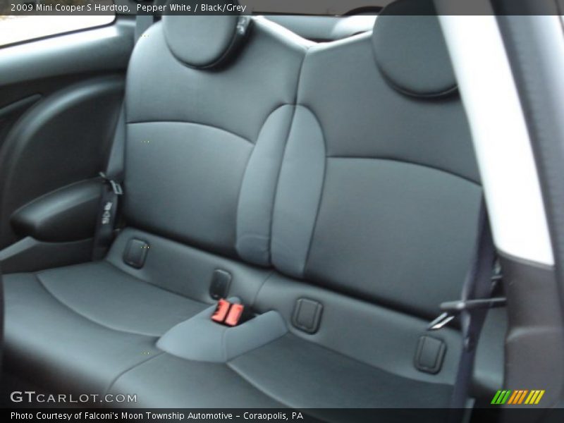 Pepper White / Black/Grey 2009 Mini Cooper S Hardtop