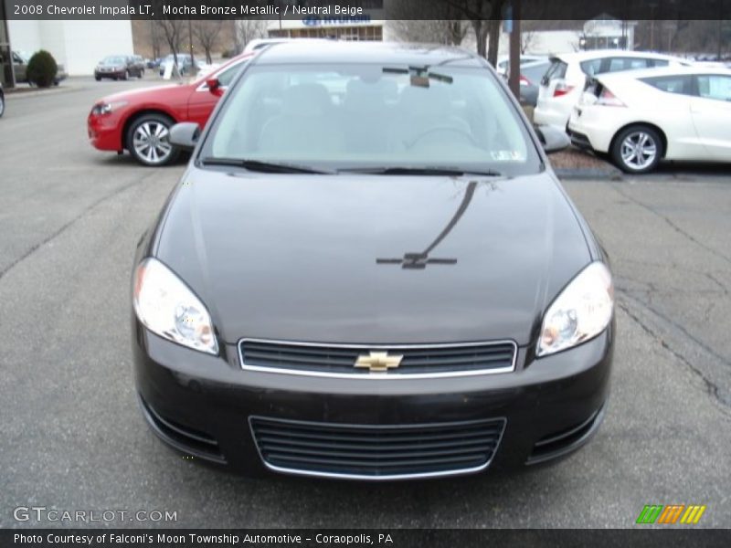 Mocha Bronze Metallic / Neutral Beige 2008 Chevrolet Impala LT