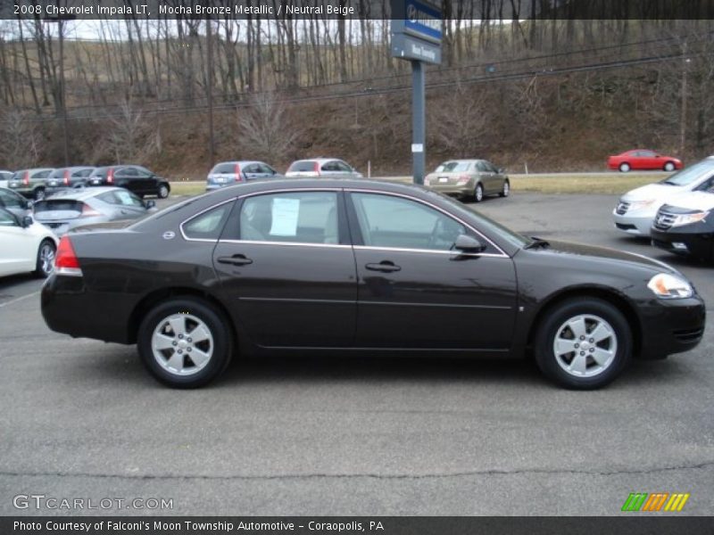 Mocha Bronze Metallic / Neutral Beige 2008 Chevrolet Impala LT