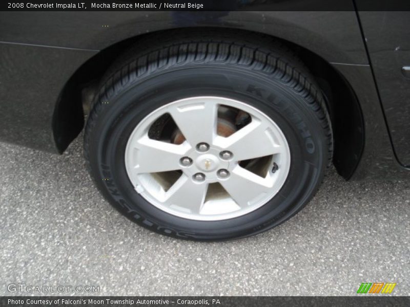 Mocha Bronze Metallic / Neutral Beige 2008 Chevrolet Impala LT