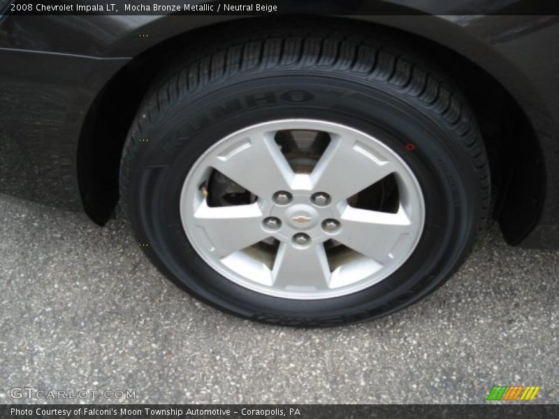 Mocha Bronze Metallic / Neutral Beige 2008 Chevrolet Impala LT