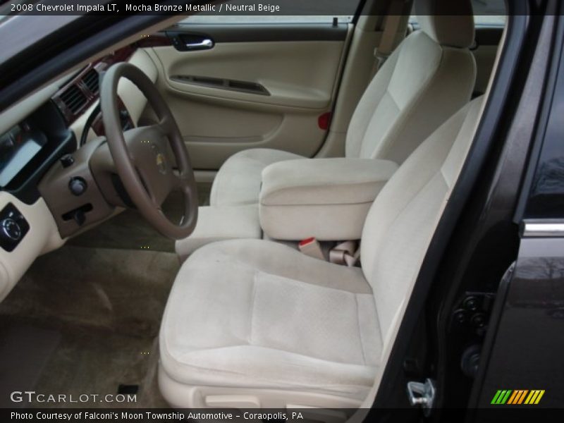 Mocha Bronze Metallic / Neutral Beige 2008 Chevrolet Impala LT