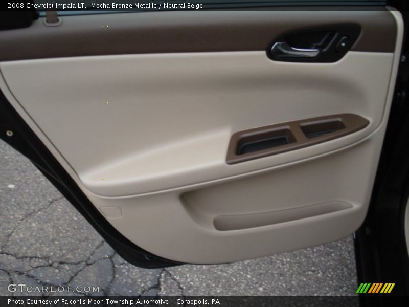 Mocha Bronze Metallic / Neutral Beige 2008 Chevrolet Impala LT