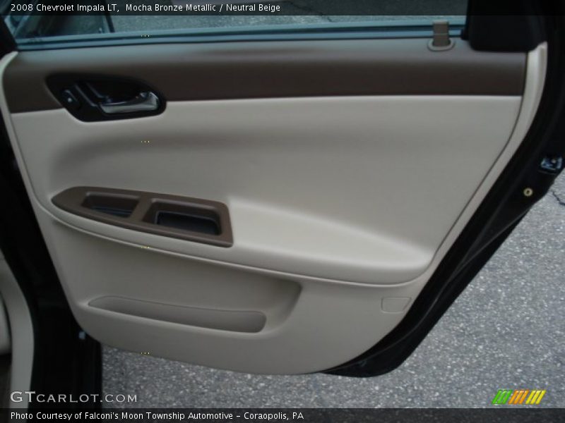 Mocha Bronze Metallic / Neutral Beige 2008 Chevrolet Impala LT