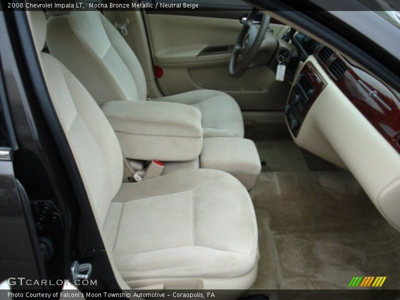 Mocha Bronze Metallic / Neutral Beige 2008 Chevrolet Impala LT