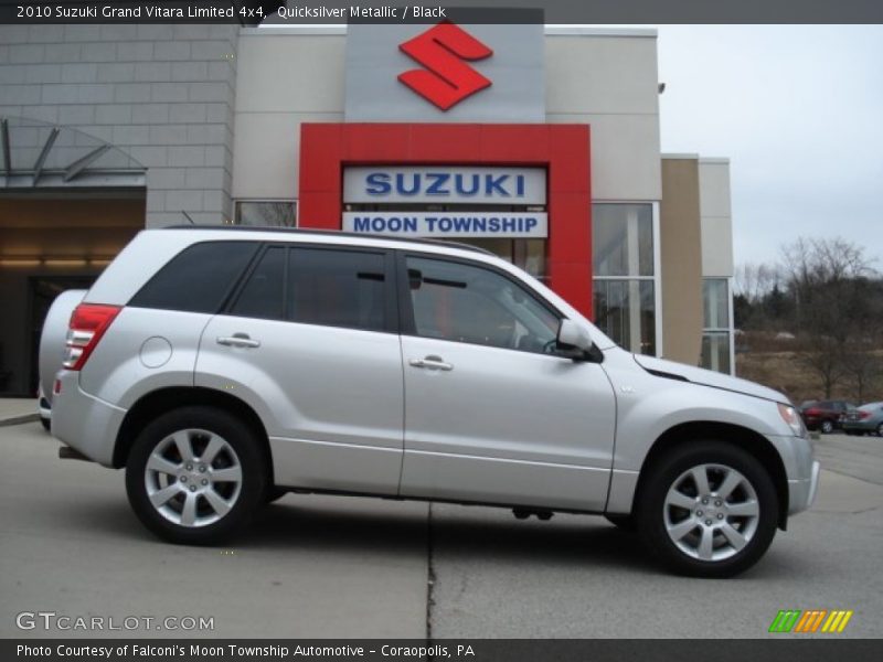 Quicksilver Metallic / Black 2010 Suzuki Grand Vitara Limited 4x4
