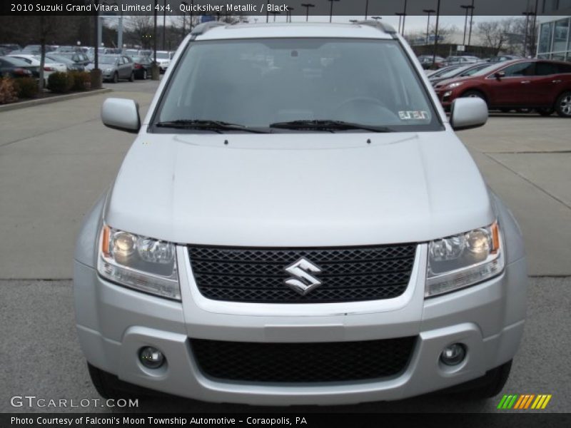 Quicksilver Metallic / Black 2010 Suzuki Grand Vitara Limited 4x4