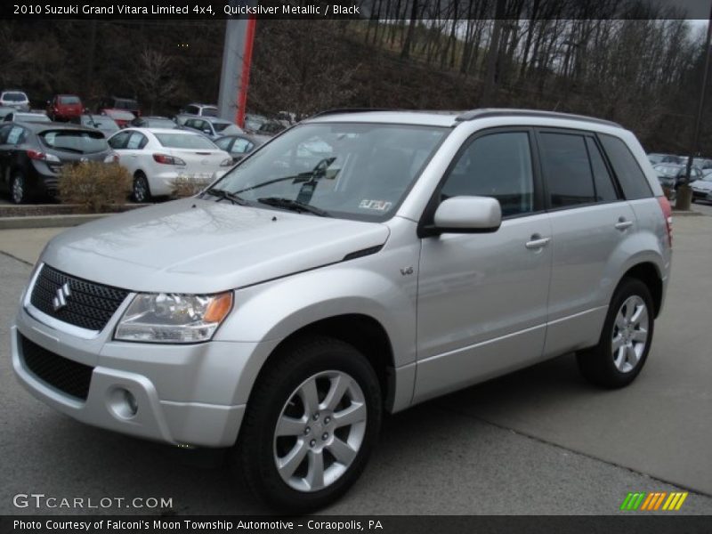 Quicksilver Metallic / Black 2010 Suzuki Grand Vitara Limited 4x4