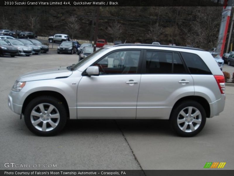 Quicksilver Metallic / Black 2010 Suzuki Grand Vitara Limited 4x4