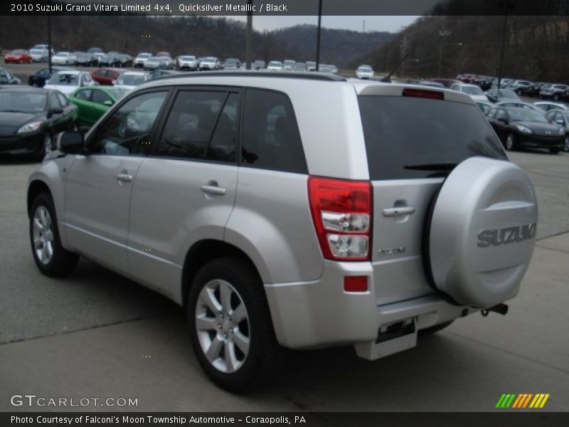 Quicksilver Metallic / Black 2010 Suzuki Grand Vitara Limited 4x4