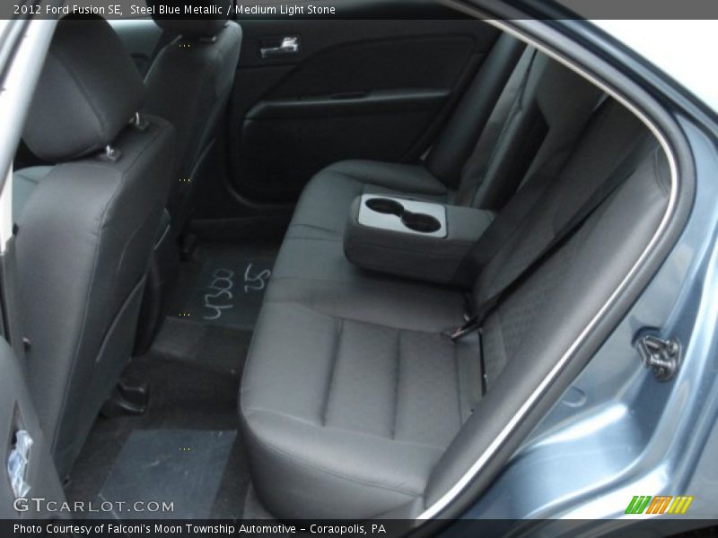 Steel Blue Metallic / Medium Light Stone 2012 Ford Fusion SE
