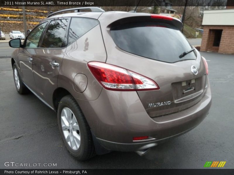 Tinted Bronze / Beige 2011 Nissan Murano SL AWD