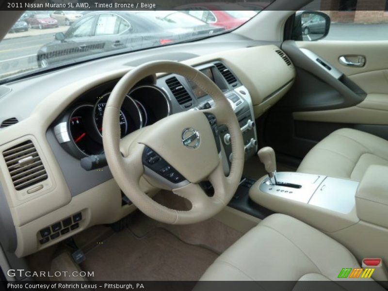Tinted Bronze / Beige 2011 Nissan Murano SL AWD