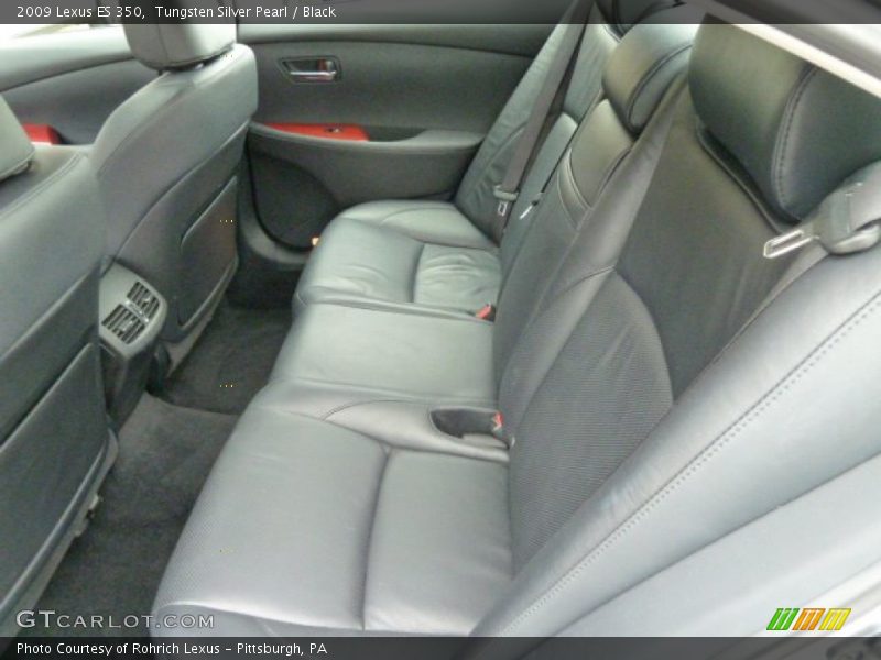 Tungsten Silver Pearl / Black 2009 Lexus ES 350