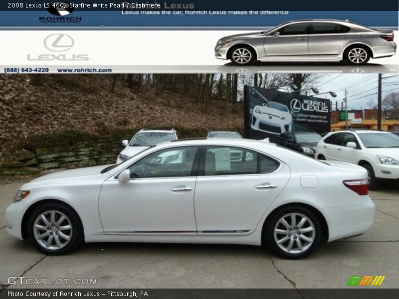 Starfire White Pearl / Cashmere 2008 Lexus LS 460