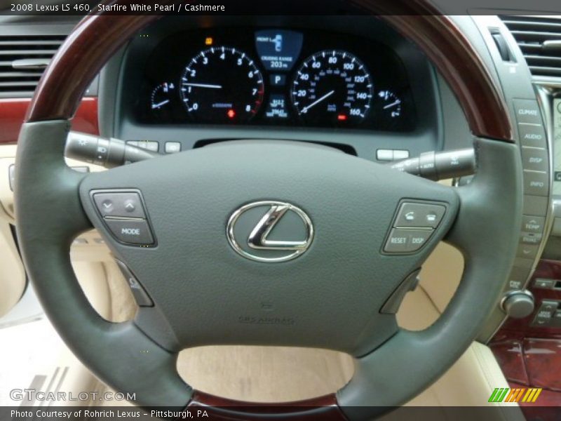 Starfire White Pearl / Cashmere 2008 Lexus LS 460
