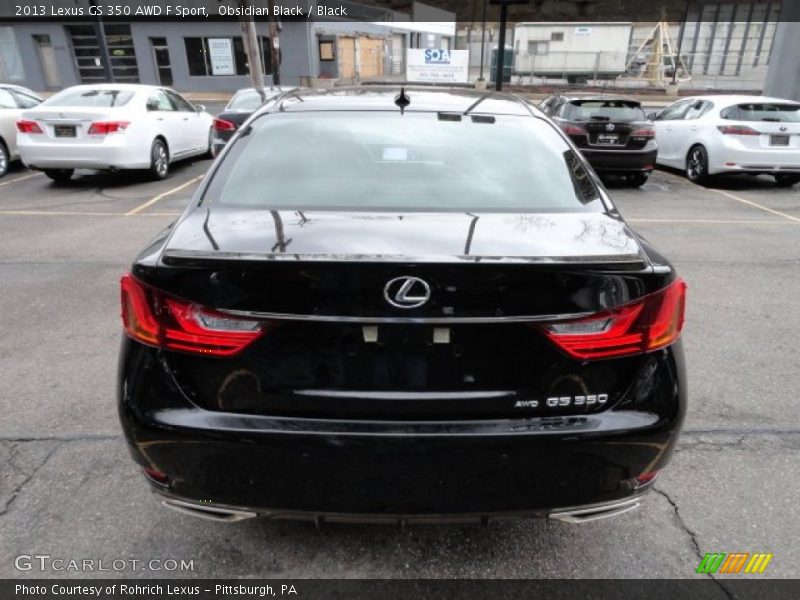 Obsidian Black / Black 2013 Lexus GS 350 AWD F Sport