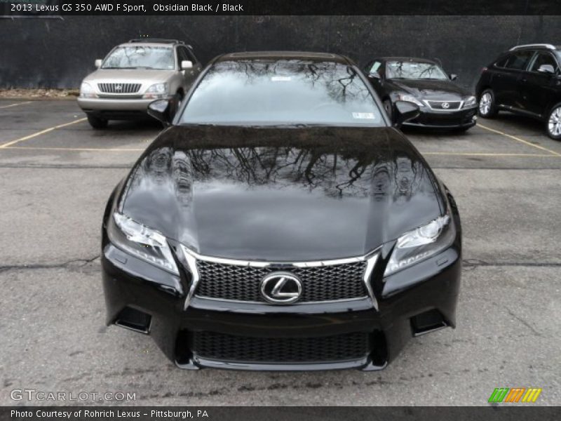 Obsidian Black / Black 2013 Lexus GS 350 AWD F Sport