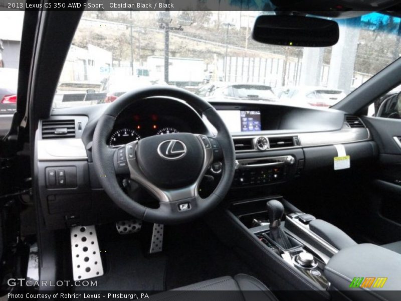 Dashboard of 2013 GS 350 AWD F Sport