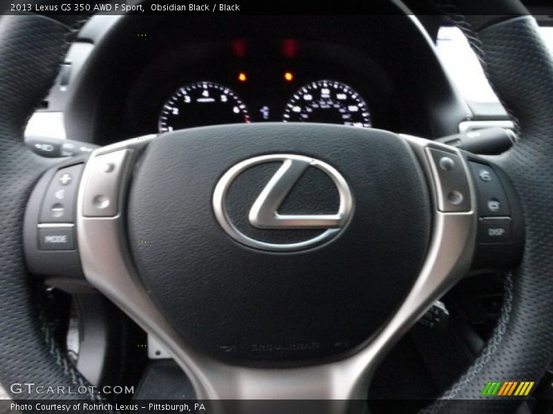 Obsidian Black / Black 2013 Lexus GS 350 AWD F Sport