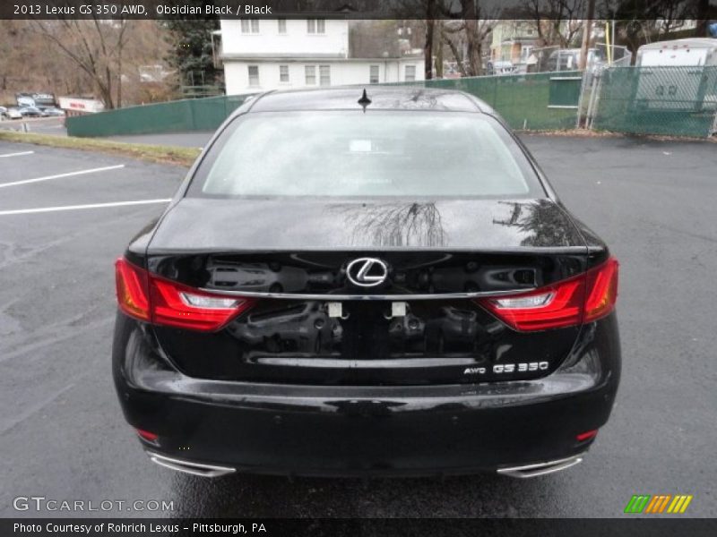 Obsidian Black / Black 2013 Lexus GS 350 AWD