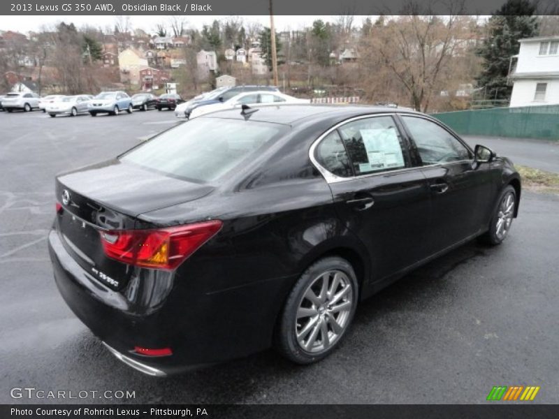 Obsidian Black / Black 2013 Lexus GS 350 AWD