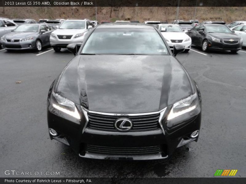 Obsidian Black / Black 2013 Lexus GS 350 AWD