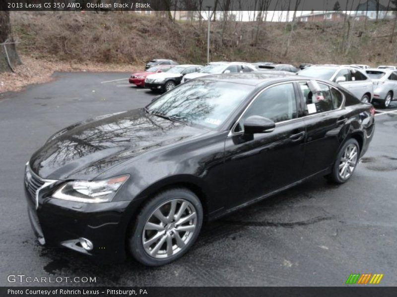 Obsidian Black / Black 2013 Lexus GS 350 AWD