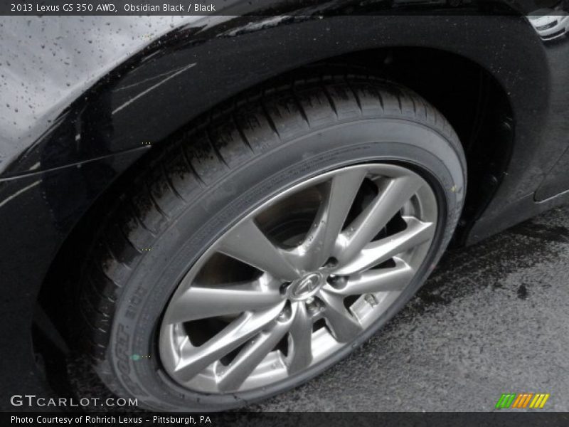 Obsidian Black / Black 2013 Lexus GS 350 AWD