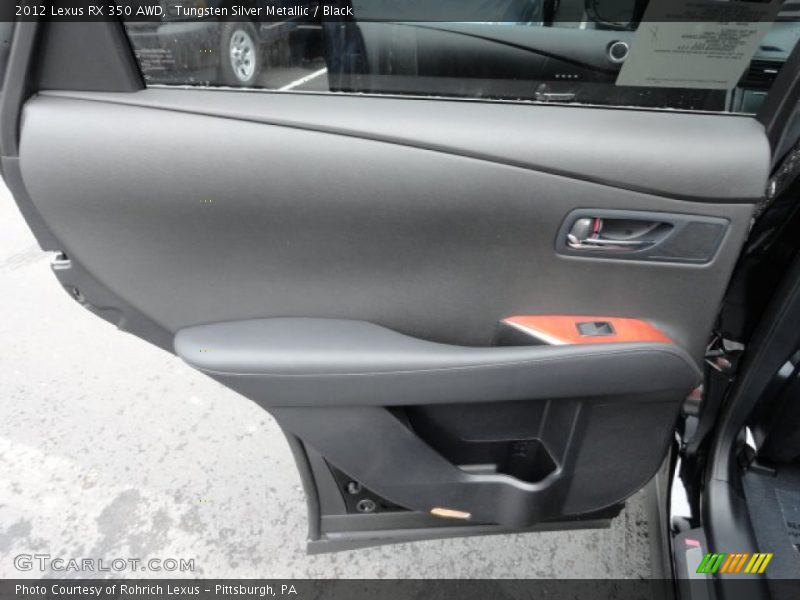 Tungsten Silver Metallic / Black 2012 Lexus RX 350 AWD