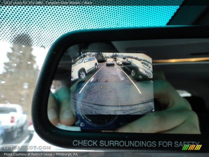 Tungsten Silver Metallic / Black 2012 Lexus RX 350 AWD