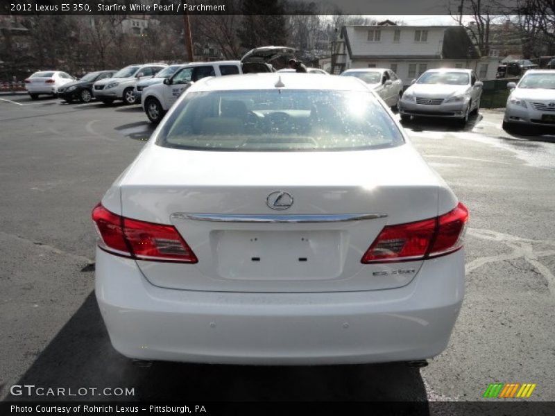 Starfire White Pearl / Parchment 2012 Lexus ES 350