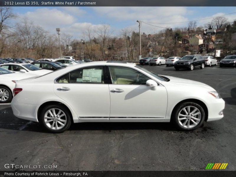 Starfire White Pearl / Parchment 2012 Lexus ES 350