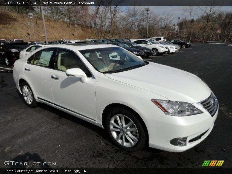 Starfire White Pearl / Parchment 2012 Lexus ES 350