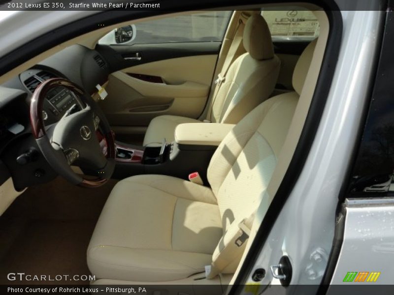 Starfire White Pearl / Parchment 2012 Lexus ES 350