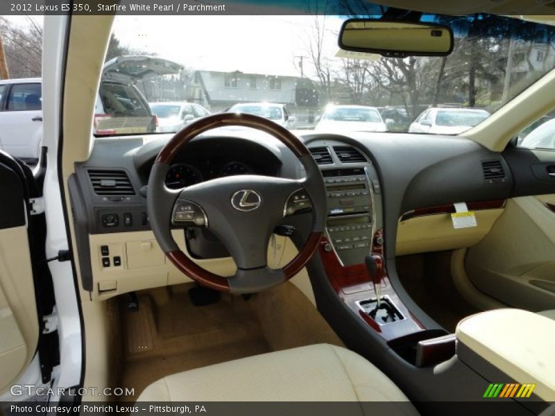 Starfire White Pearl / Parchment 2012 Lexus ES 350