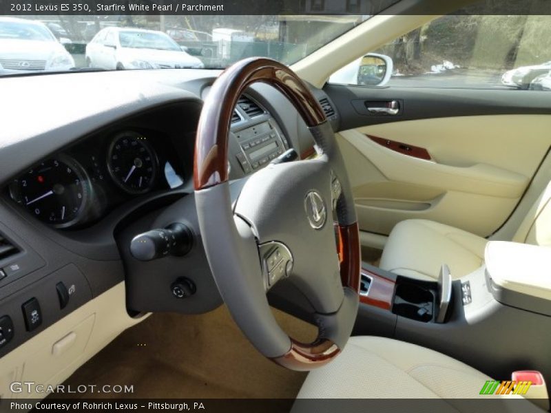 Starfire White Pearl / Parchment 2012 Lexus ES 350