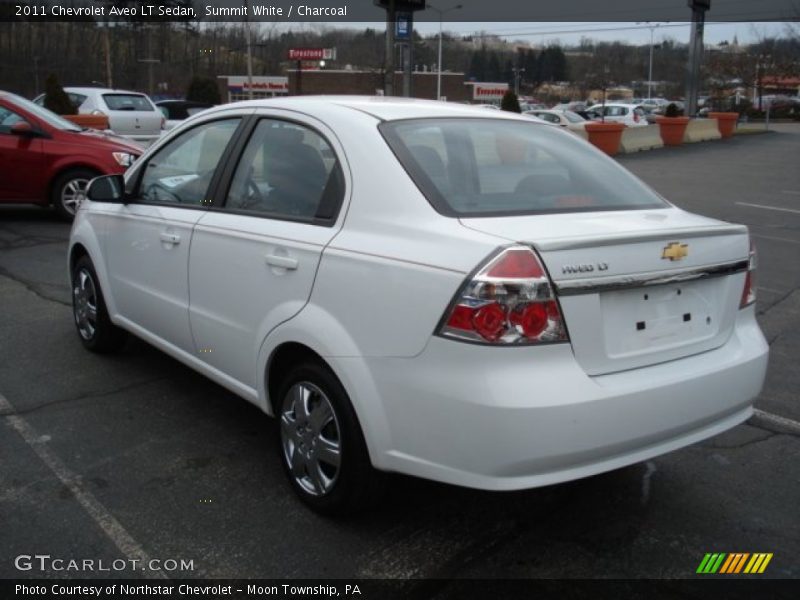 Summit White / Charcoal 2011 Chevrolet Aveo LT Sedan