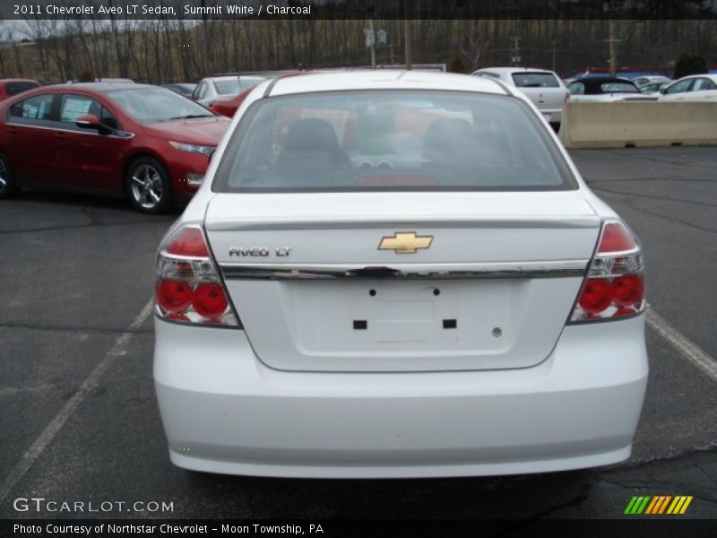 Summit White / Charcoal 2011 Chevrolet Aveo LT Sedan