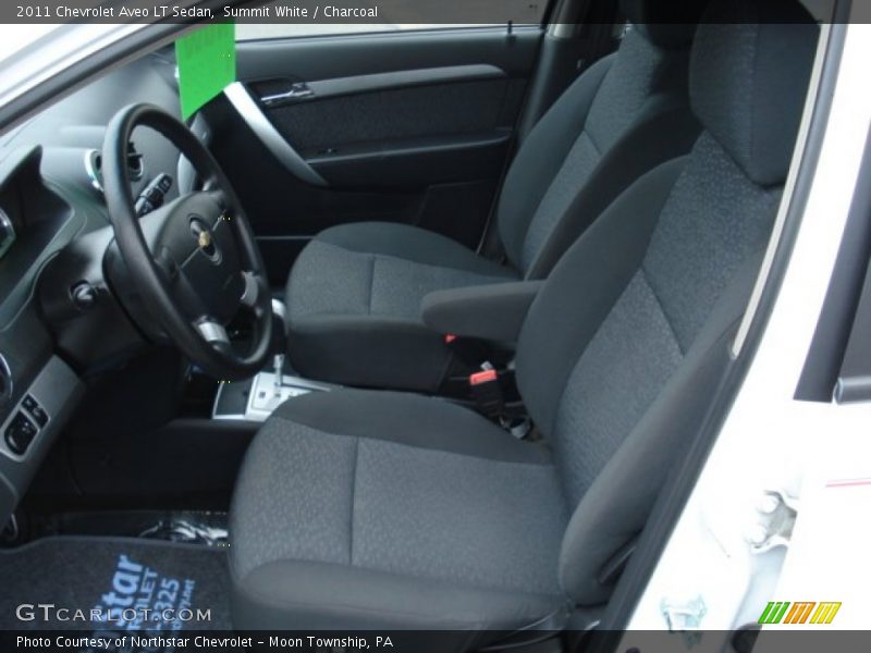 Summit White / Charcoal 2011 Chevrolet Aveo LT Sedan