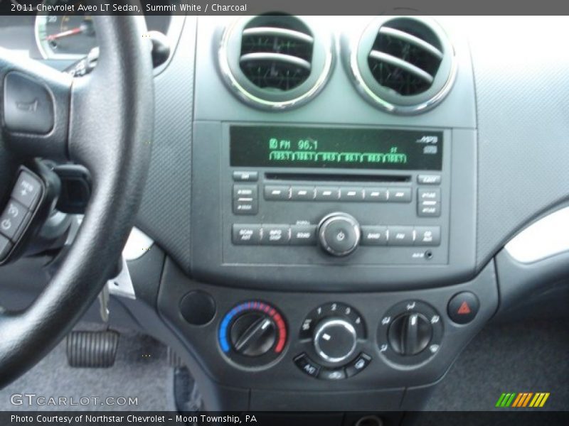 Summit White / Charcoal 2011 Chevrolet Aveo LT Sedan