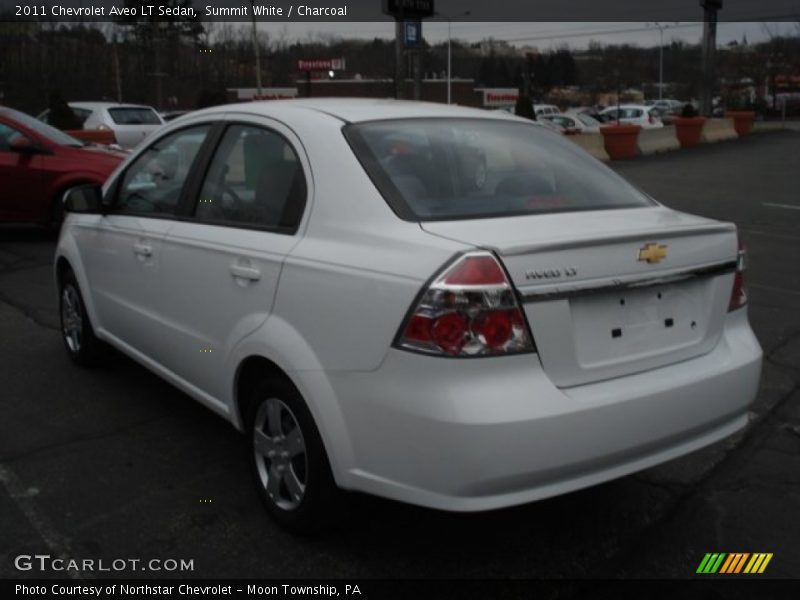 Summit White / Charcoal 2011 Chevrolet Aveo LT Sedan
