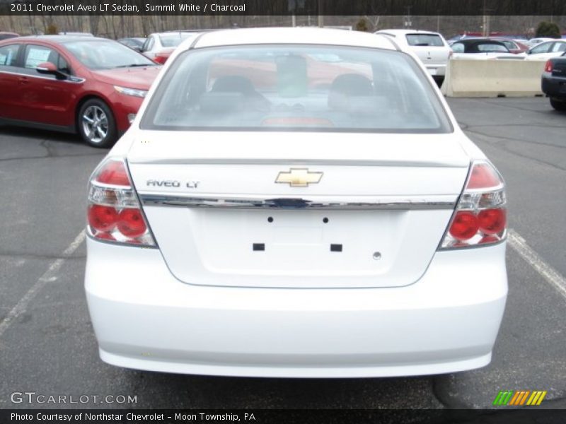 Summit White / Charcoal 2011 Chevrolet Aveo LT Sedan